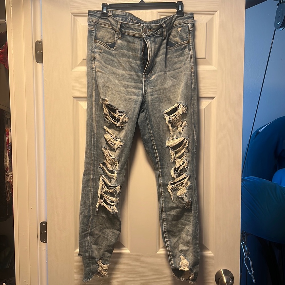 American Eagle size 14 women’s high waisted jeans